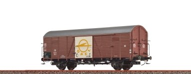 BRAWA 50465 - H0 - Gedeckter Güterwagen -Opel-, DB, Ep. III